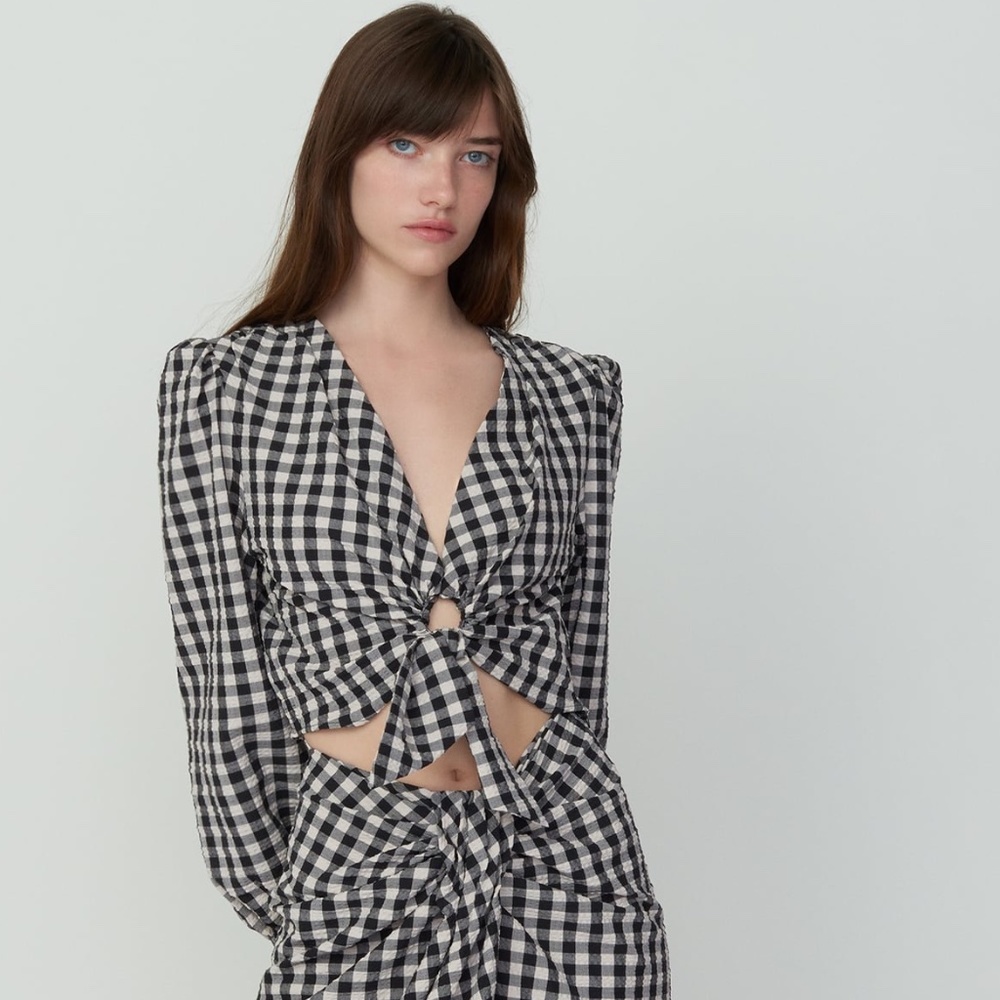 Gigham Blouse